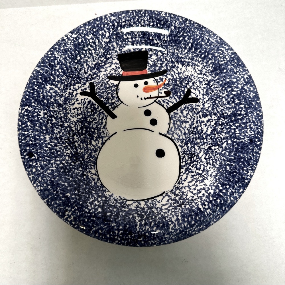 Ceramic Christmas Themed Plates